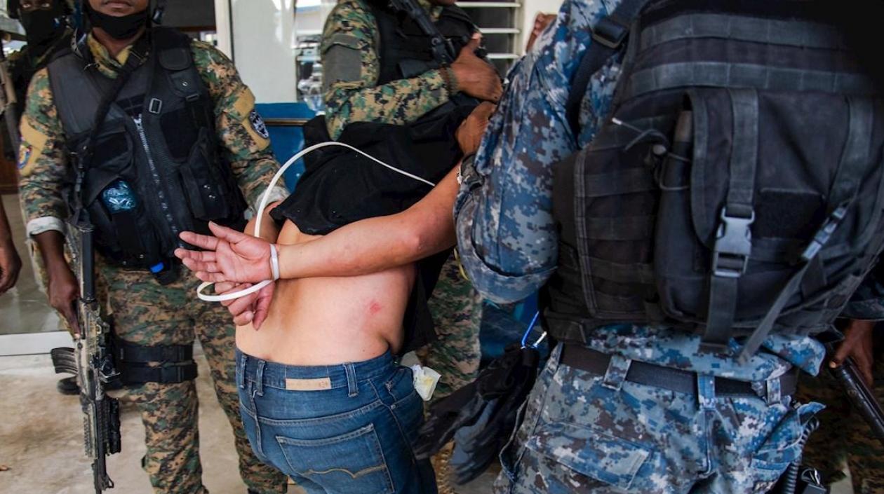 Uno de los colombianos detenidos en Haití por el asesinato del presidente de Haití.