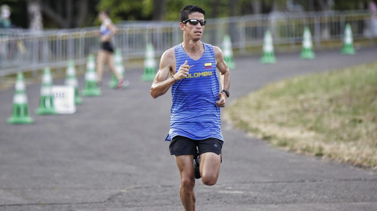Jeisonn Suárez, maratonista colombiano. 