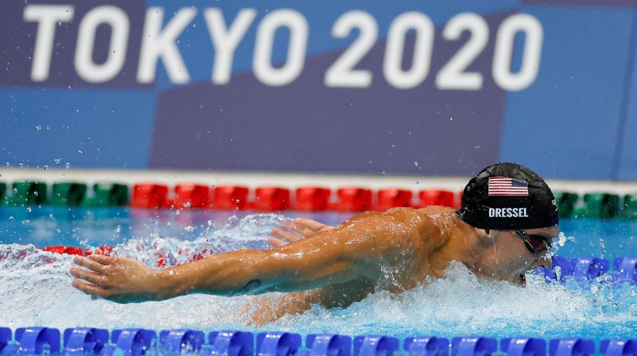Caeleb Dressel, nadador olímpico. 