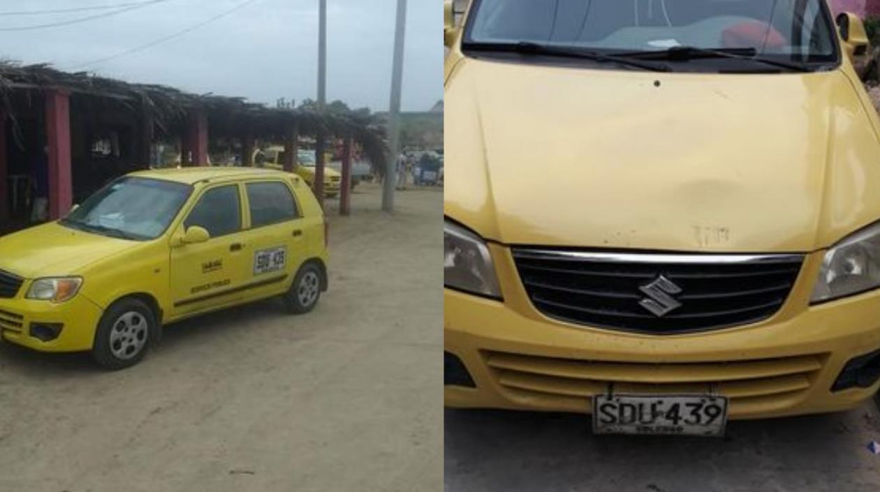 Taxi robado en Carrizal. 