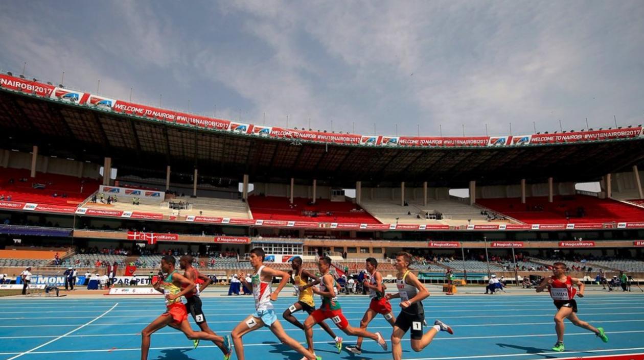 Estadio de atletismo de Nairobi. 