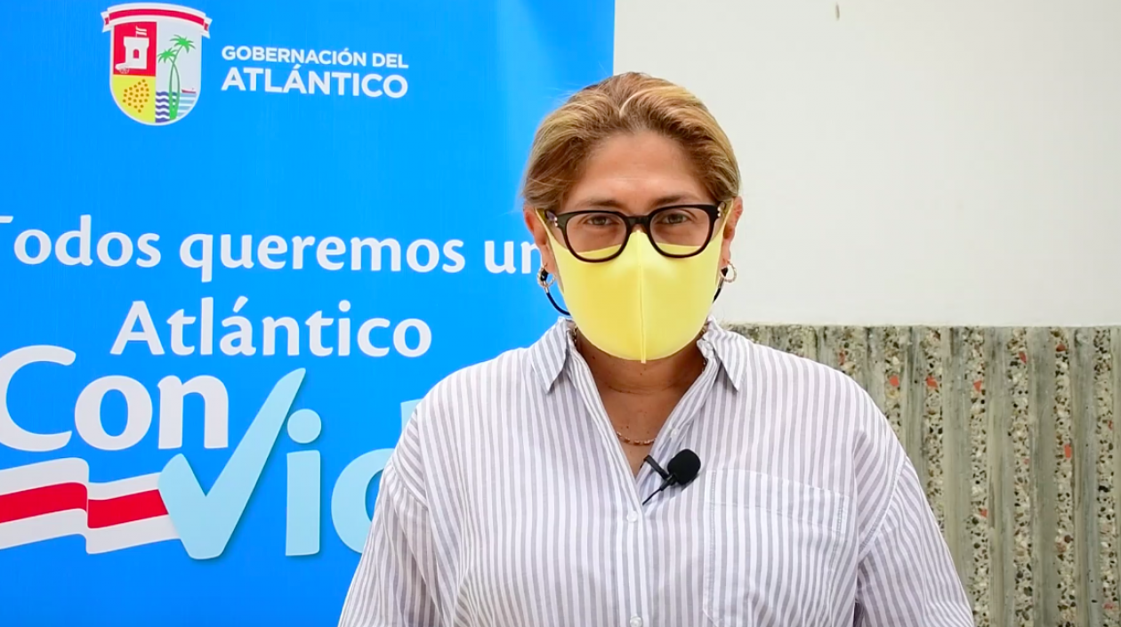 Alma Solano, secretaria de Salud del Atlántico.