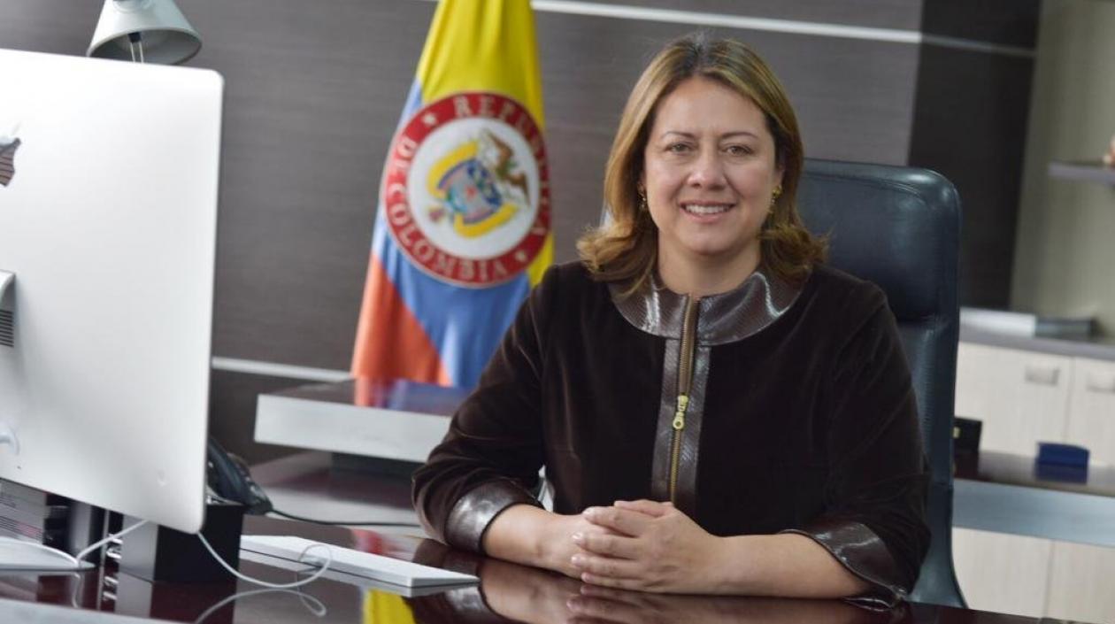 Ministra de Comercio María Ximena Lombana.