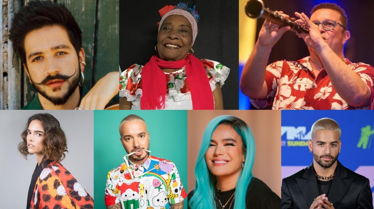 Camilo, Petrona Martínez, Juventino Ojito, Paula Arenas, J Balvin, Karol G y Maluma, nominados a los Latin Grammy. 