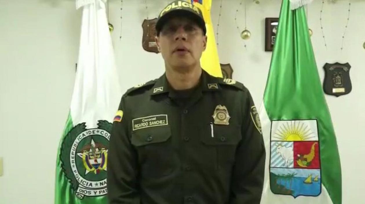 Coronel Ricardo Sánchez Silvestre, Comandante Policía Sucre