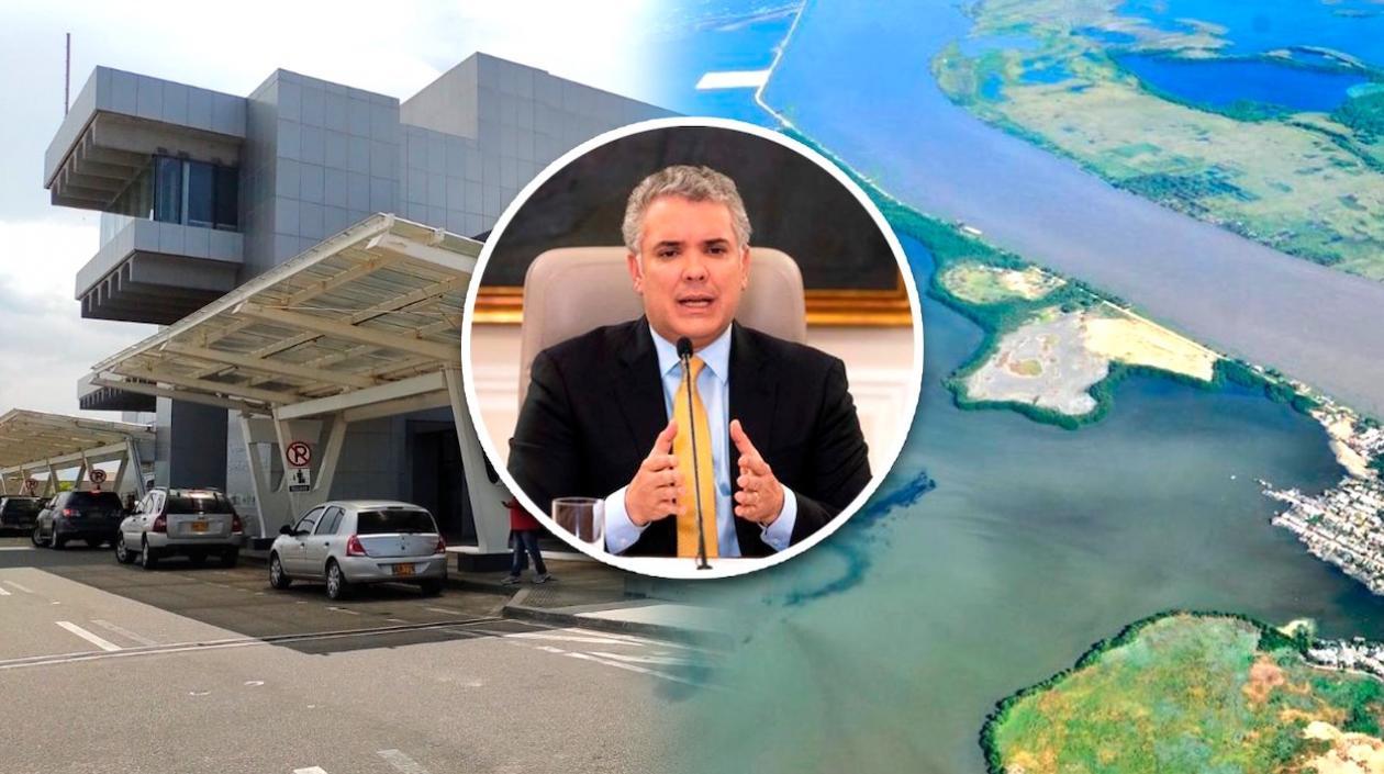 Nada bien cayeron las declaraciones del Presidente Duque sobre el aeropuerto y el puerto de Barranquilla.