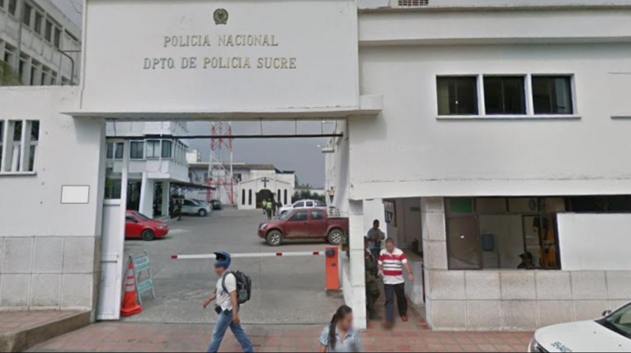 Comando de la Policía de Sucre, en Sincelejo. 