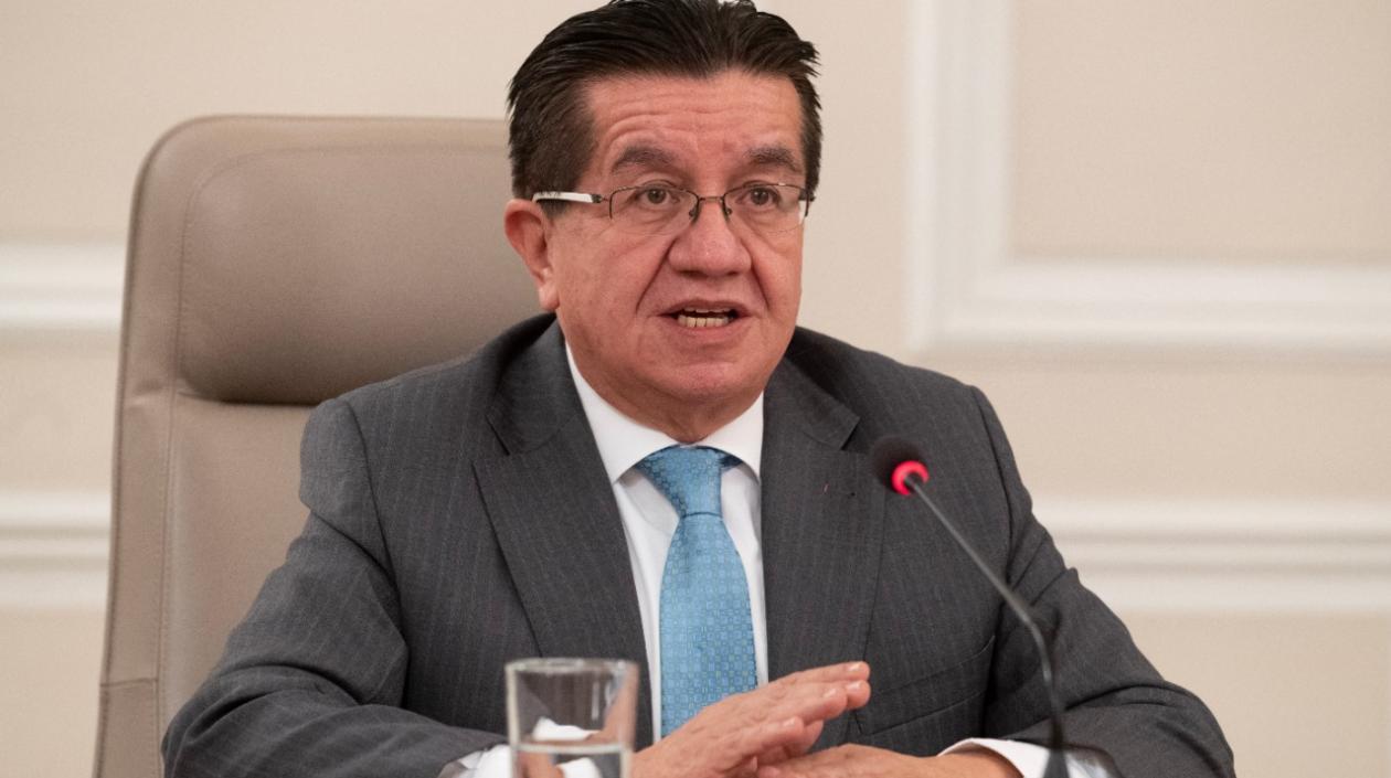 Fernando Ruiz, ministro de Salud de Colombia.