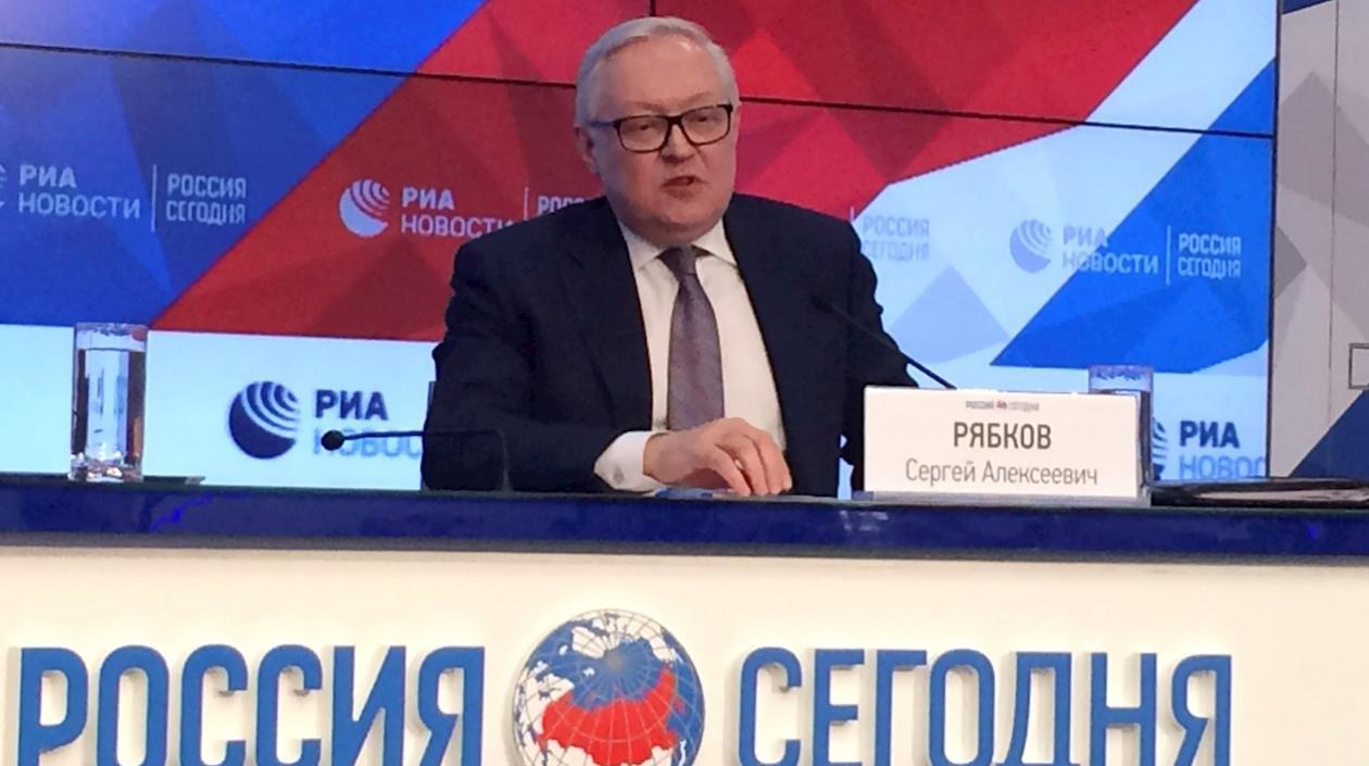 Serguéi Riabkov, viceministro de Exteriores ruso.