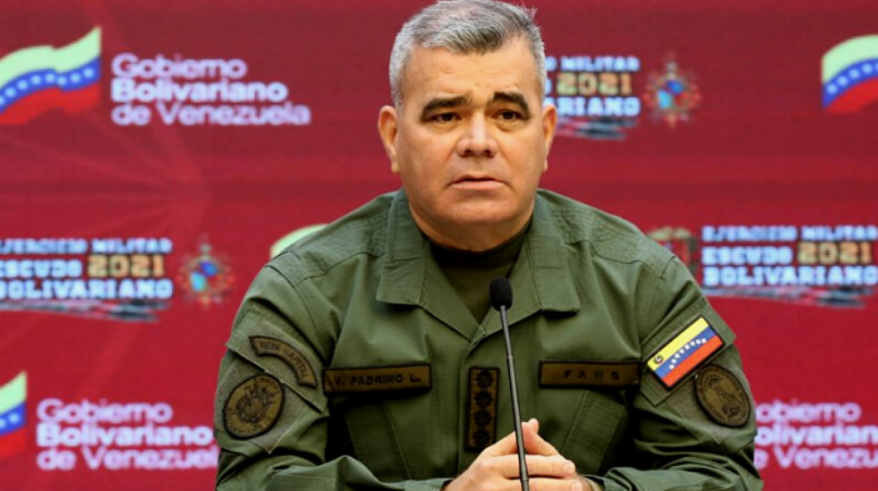 Vladimir Padrino, ministro de Defensa de Venezuela.