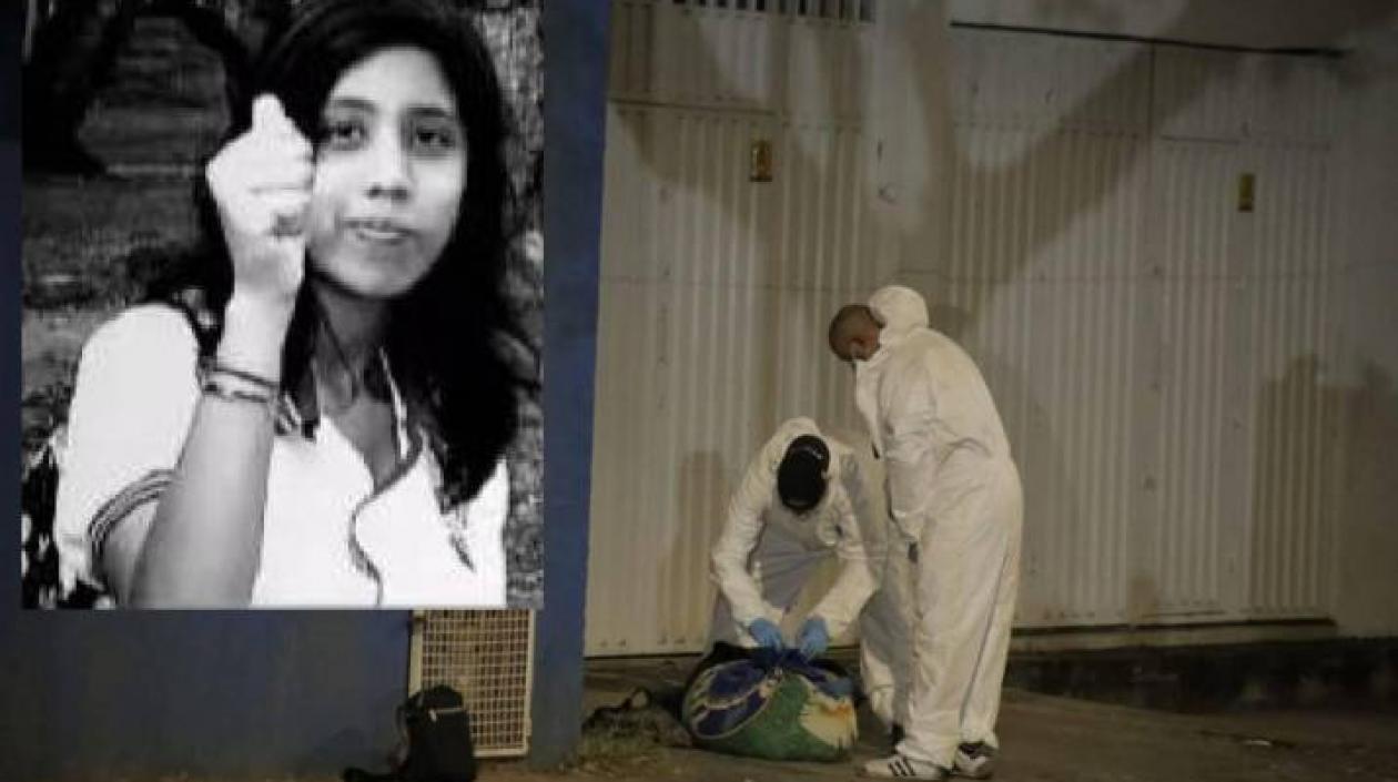 Julieth Jhoann Álvarez, la mujer asesinada. 