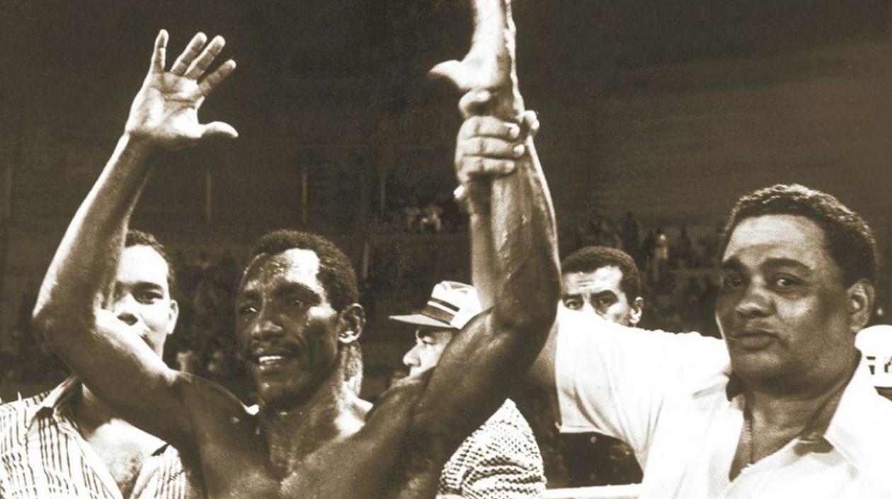 Antonio Cervantes, conocido como 'Kid Pambelé', el mejor boxeador colombiano de la historia.