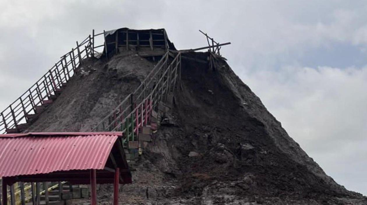 Volcán del Totumo colapsado. 