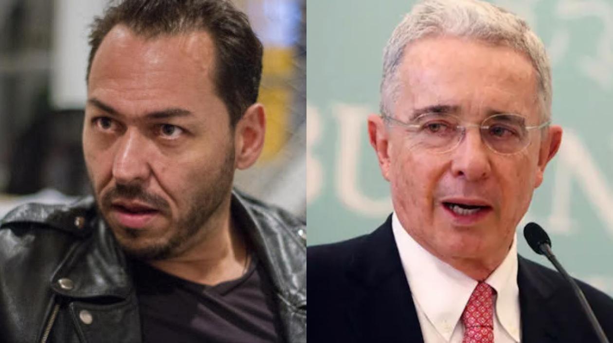 Daniel Mendoza y Álvaro Uribe.
