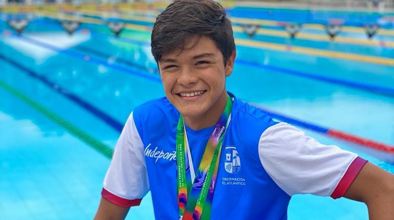 Tomás Alsina, nadador barranquillero. 