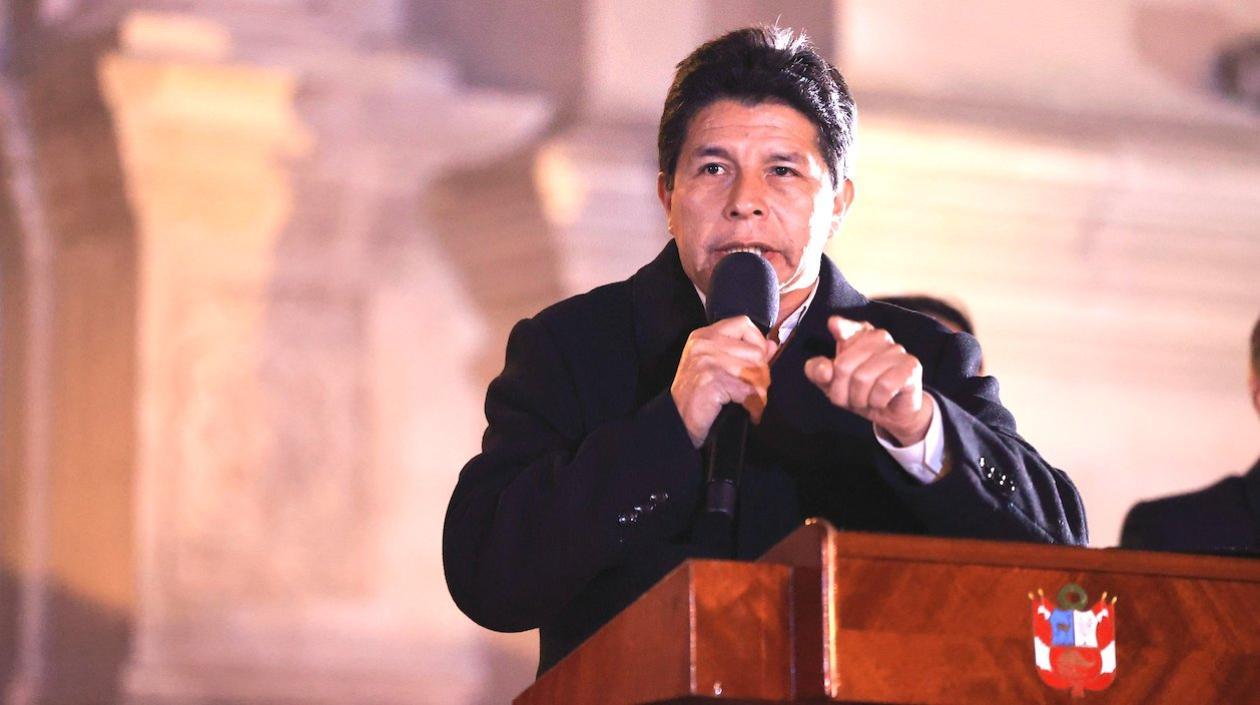 Pedro Castillo, Presidente de Perú.