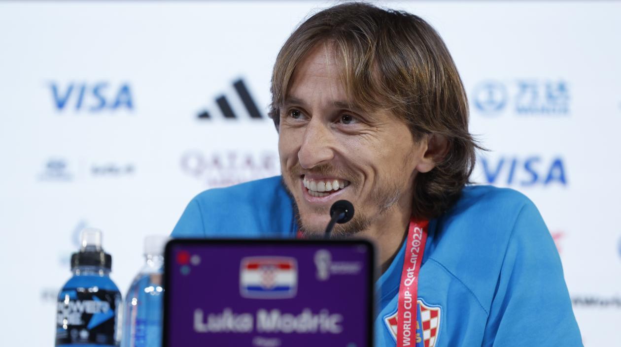 Luka Modric, mediocampista croata.