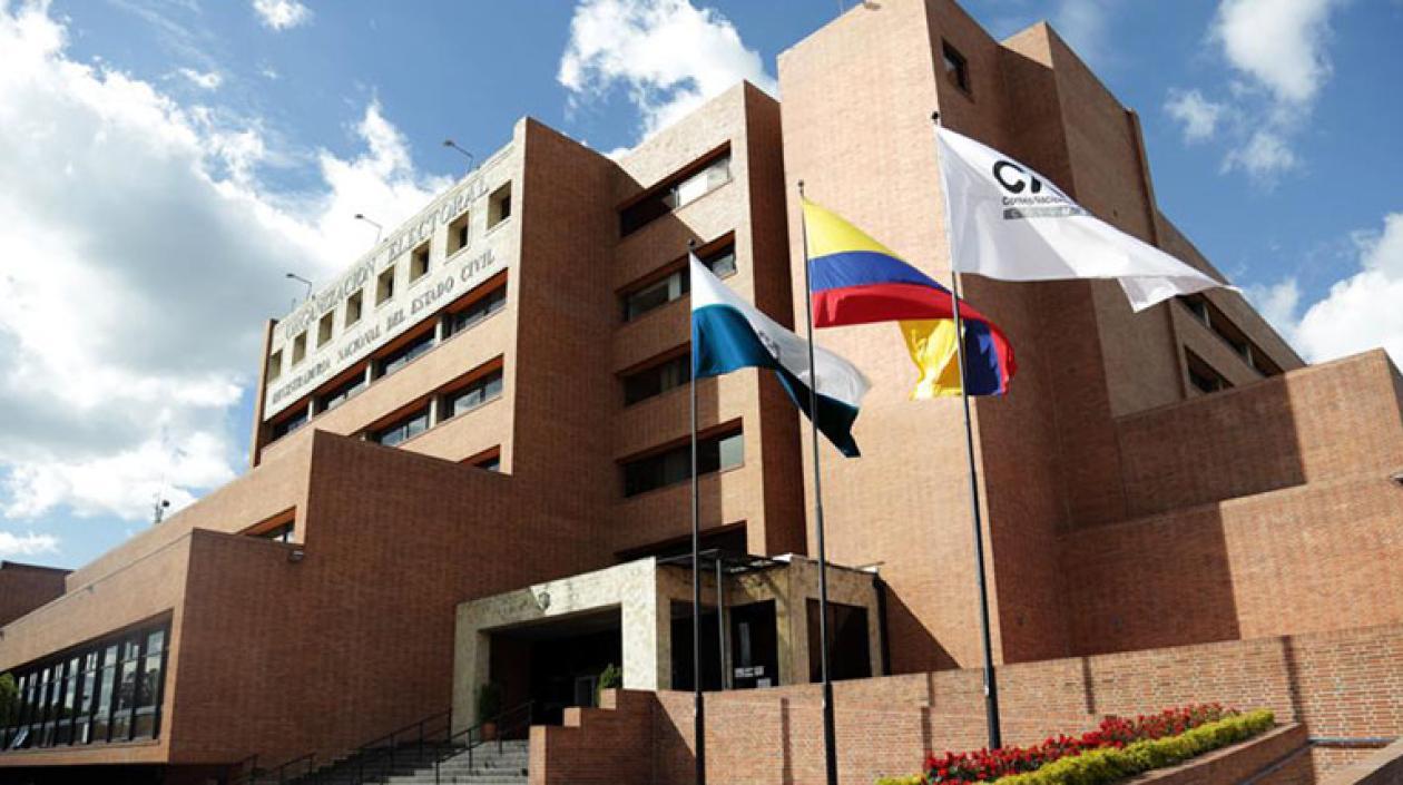 Sede de la Registraduría Nacional en Bogotá.
