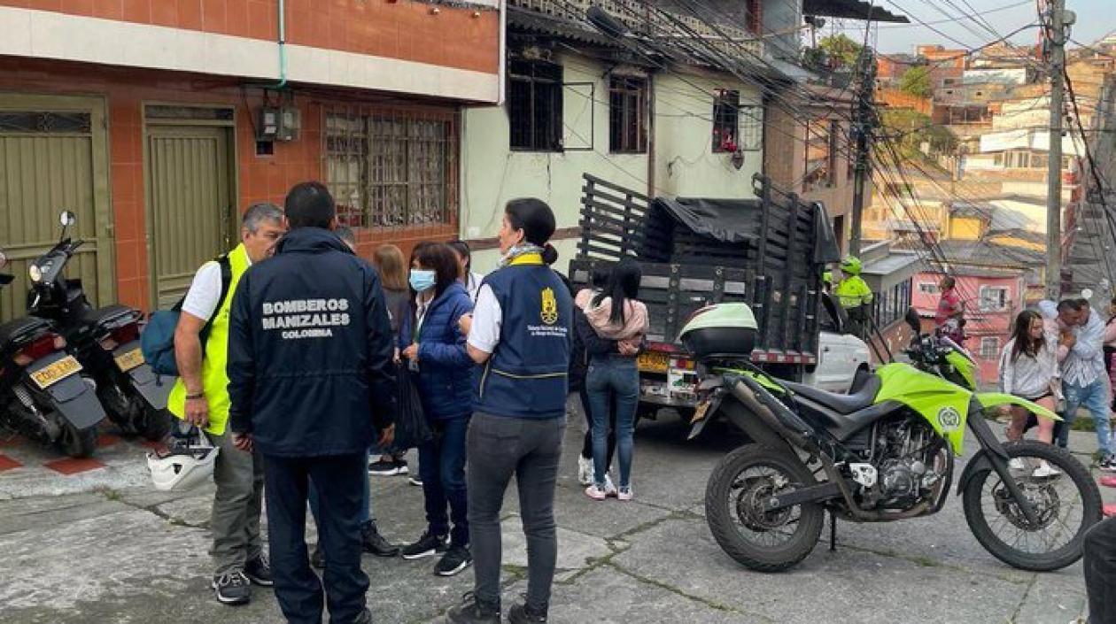Incendio en casa de Manizales dejó cuatro muertos
