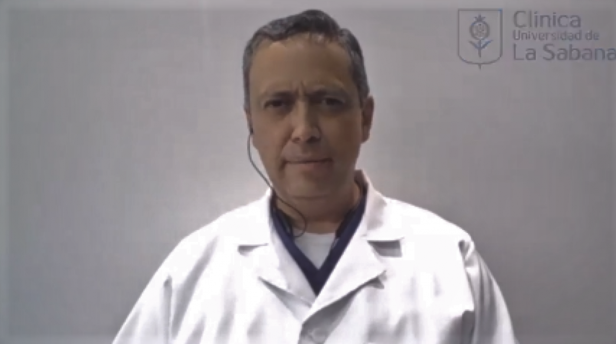 Médico Juan Guillermo Ortiz, director general de la Clínica Universidad de la Sabana.