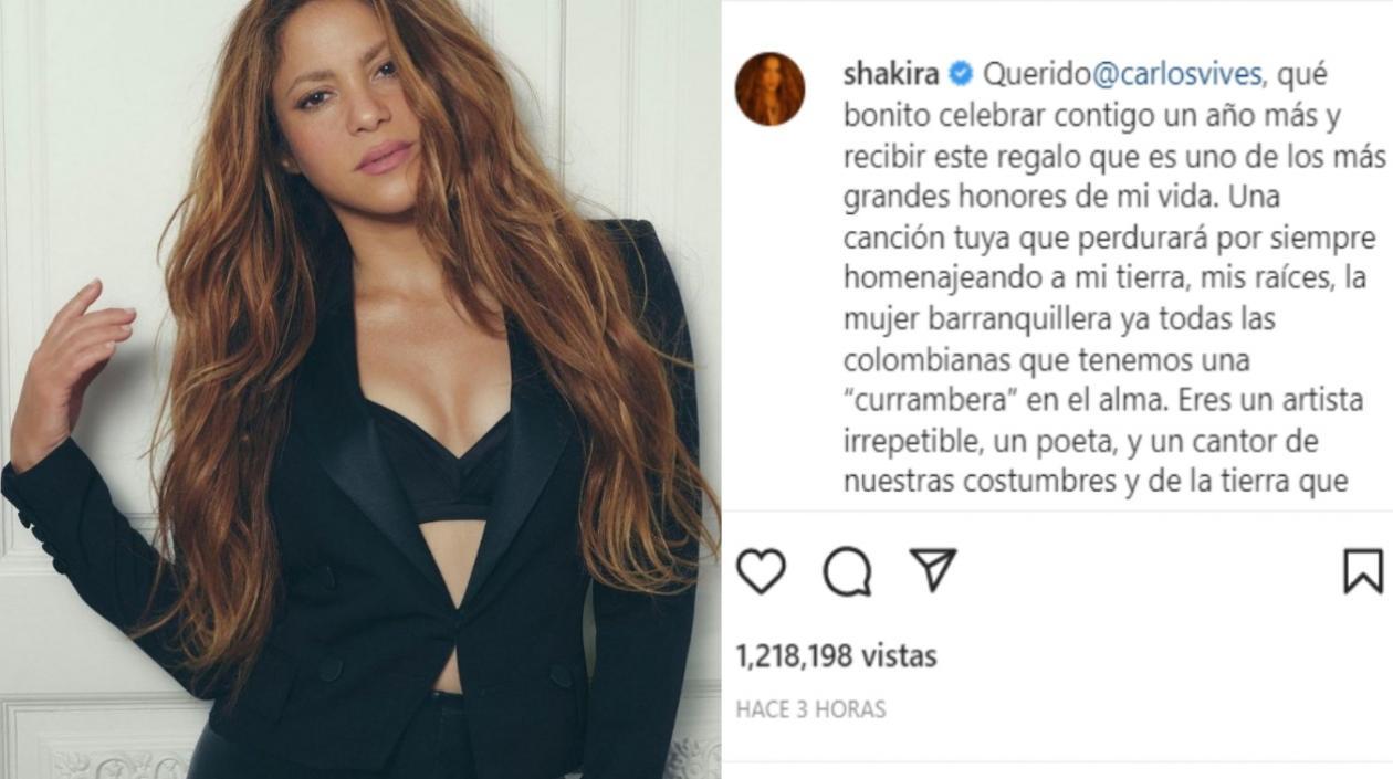 Shakira, cantante barranquillera.