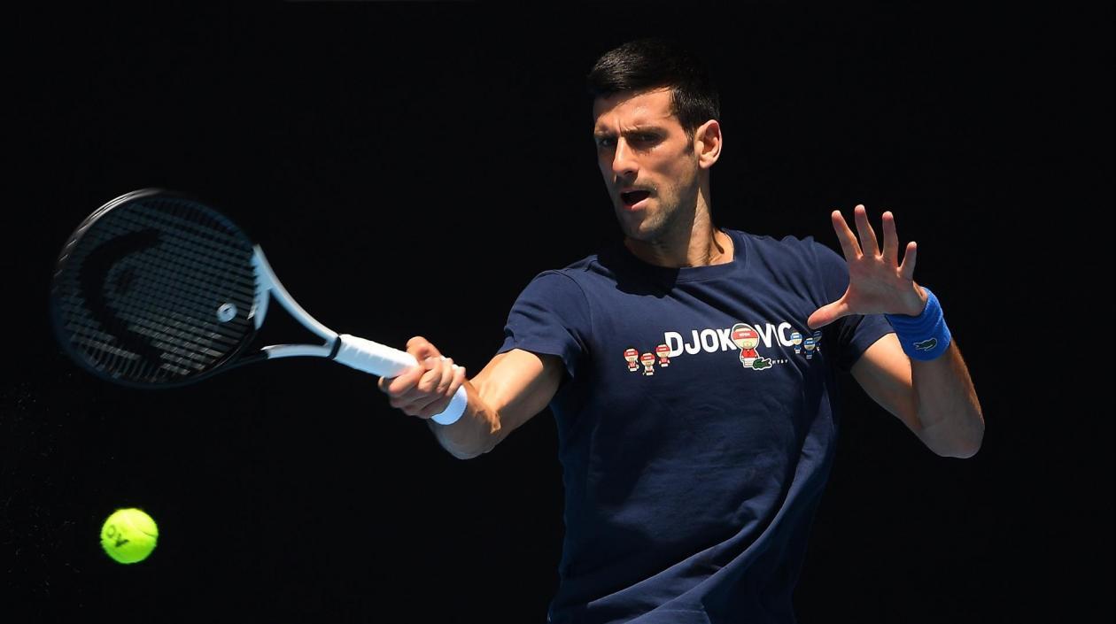 Novak Djokovic, tenista serbio. 
