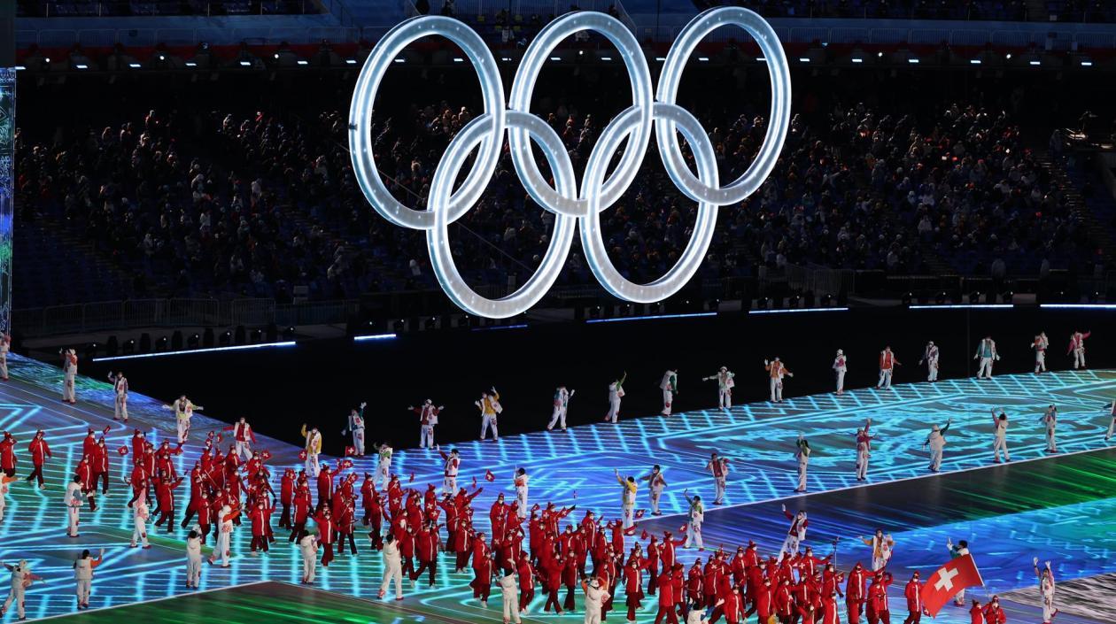 Acto inaugural de los Juegos Olímpicos de Invierno. 