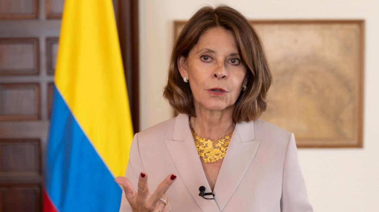 Marta Lucía Ramírez, vicepresidenta y canciller de Colombia.