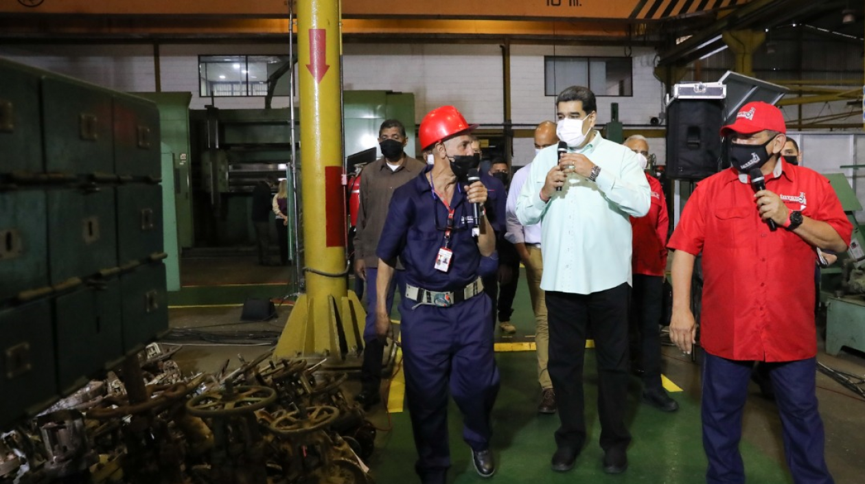 El presidente Nicolás Maduro reiteró que elevar la producción del petróleo y sus derivados, la petroquímica y el gas, son las grandes metas del 2022.