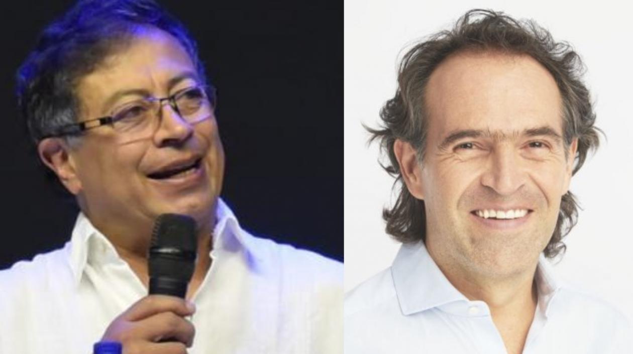 Gustavo Petro y Federico Gutiérrez, candidatos presidenciales.