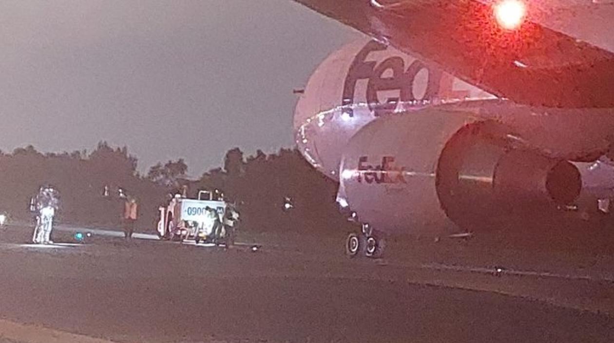 "Un avión Boeing 767 de la empresa FedEx con matrícula 205 procedente de San Juan, Puerto Rico, se declaró en emergencia.
