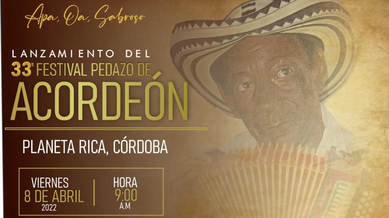 El evento que se realiza en El Paso, Cesar, será lanzado este viernes 8 de abril en Planeta Rica, Córdoba.