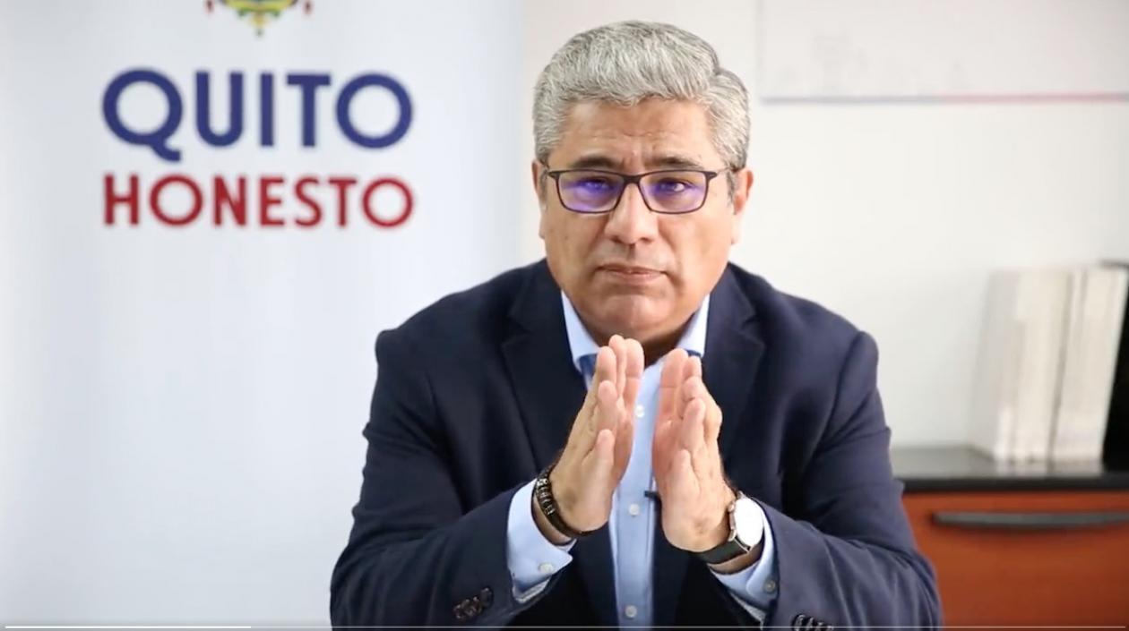 Mauricio Rifrio, representante de Quito Honesto.