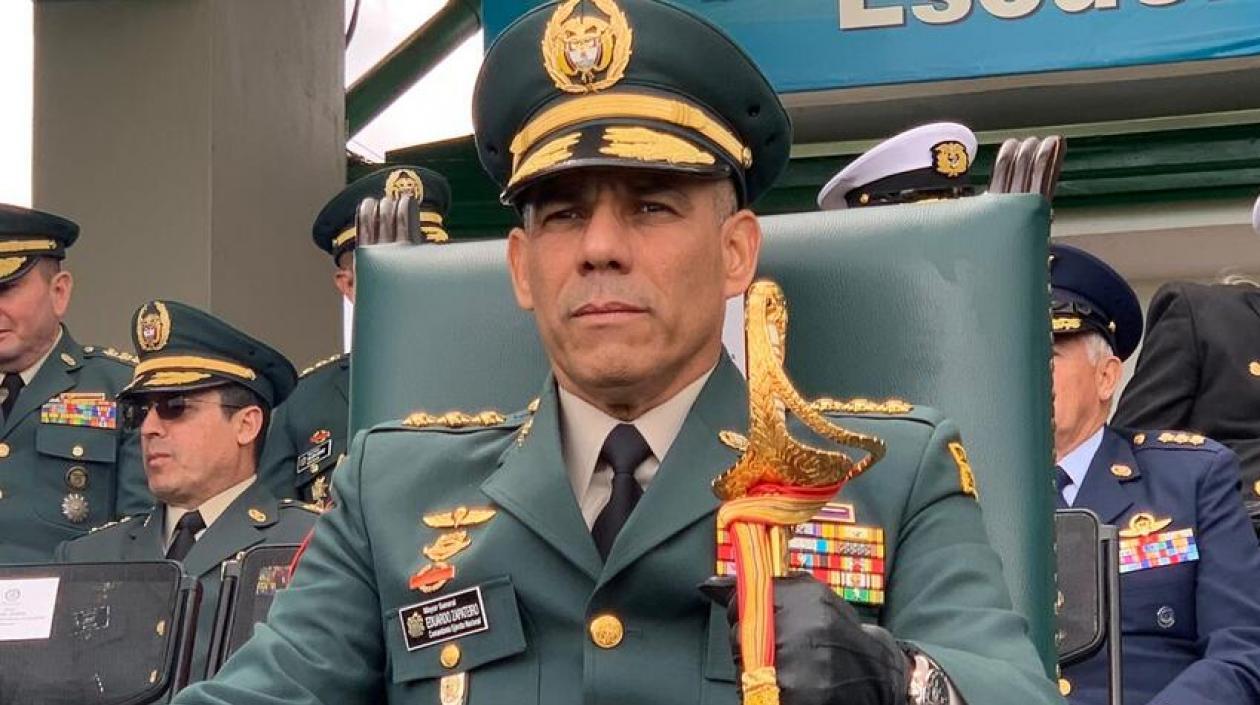 Comandante del Ejército, el general Eduardo Enrique Zapateiro.