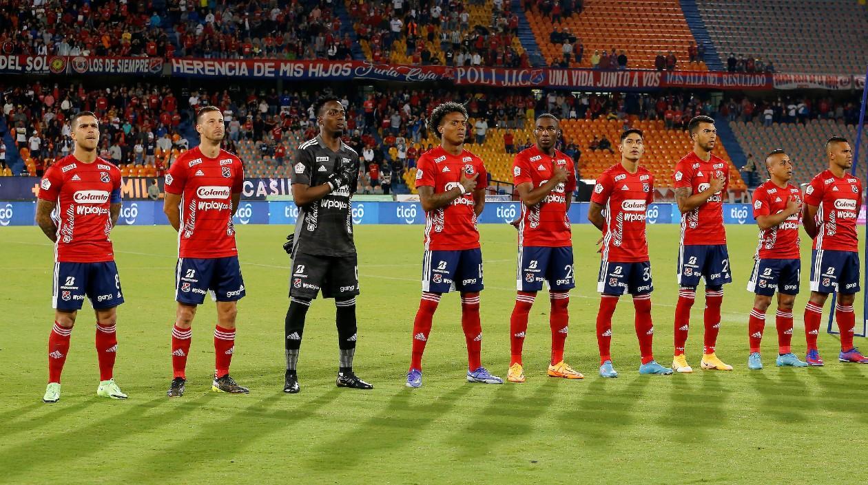 Jugadores del Deportivo Independiente Medellín. 