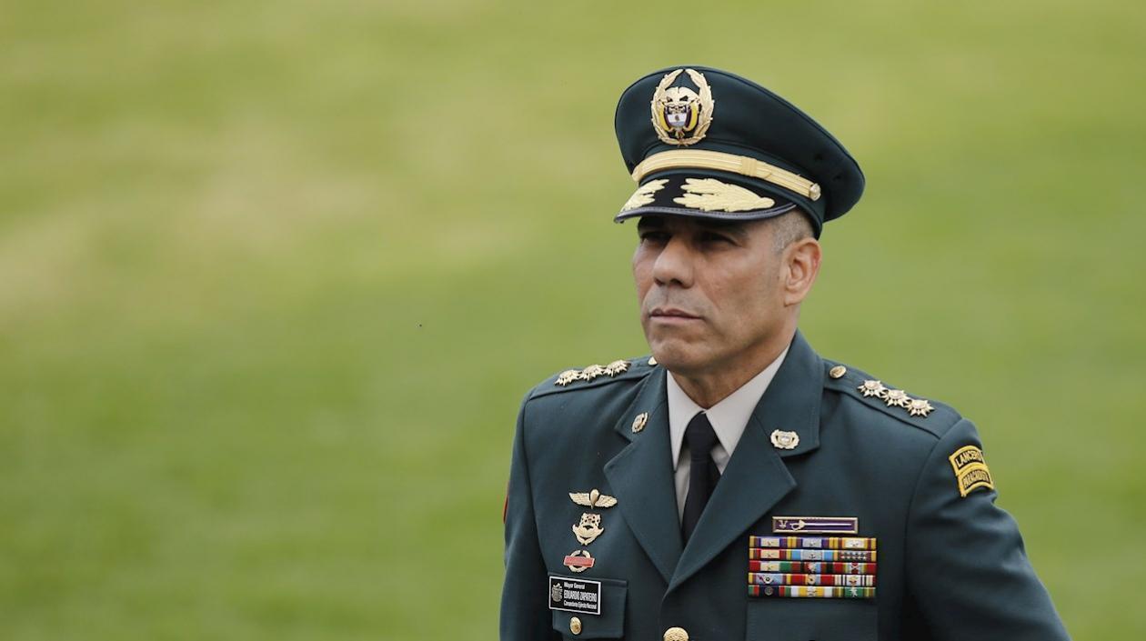 General Eduardo Zapateiro, comandante del Ejército Nacional.