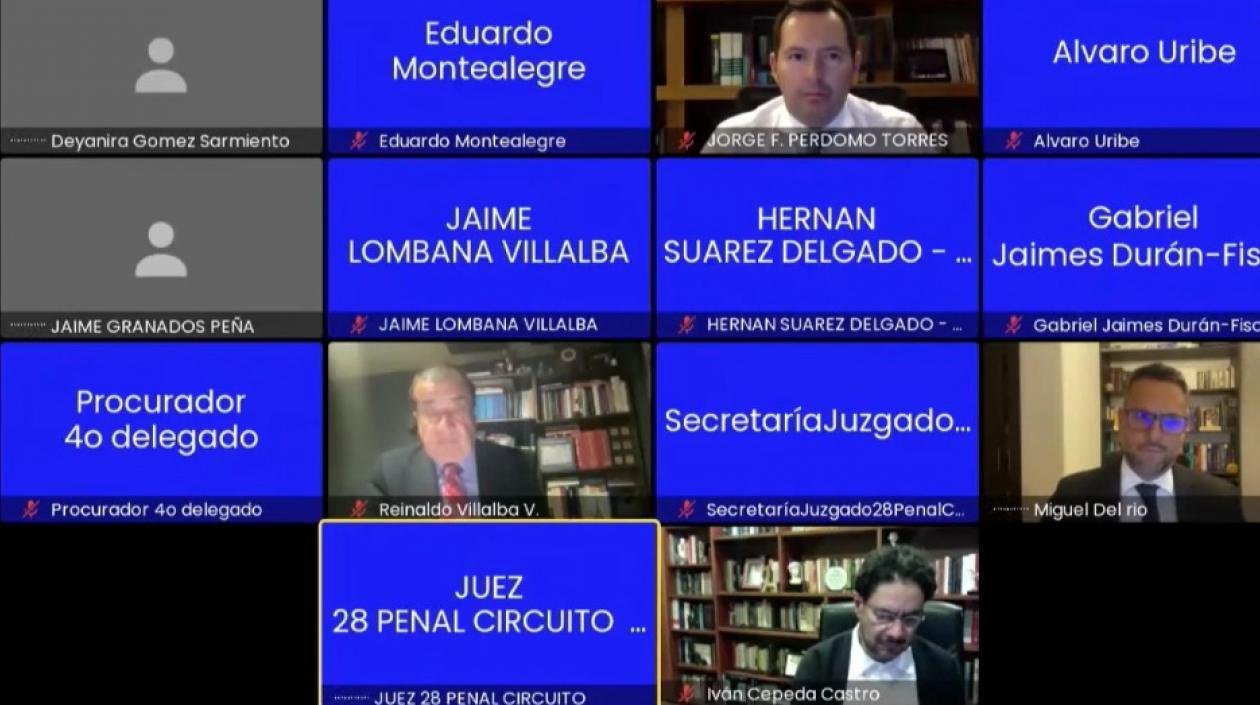 Audiencia de solicitud de preclusión a investigación a Álvaro Uribe