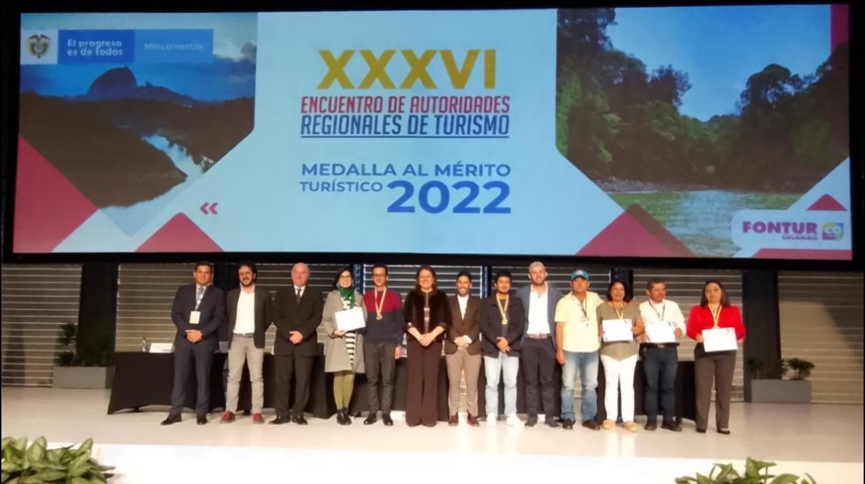 Ganadores de la Medalla al Mérito Turístico 2022.