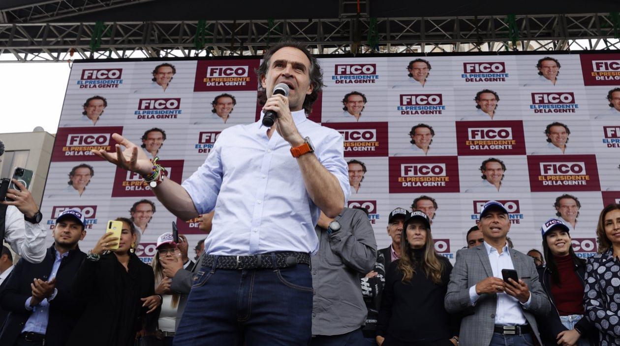 El candidato Fico Gutiérrez.