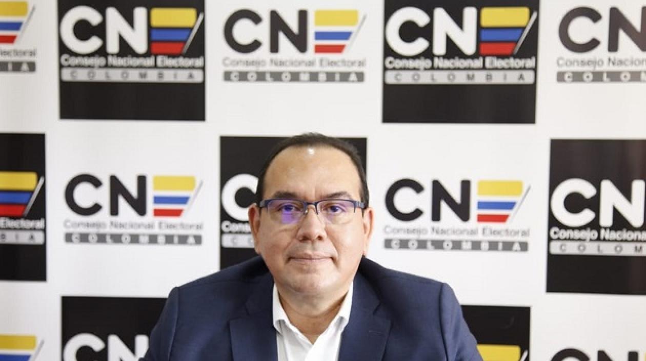 César Abreo, presidente del CNE.