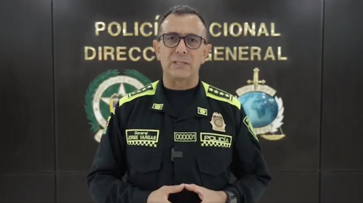 El director de la Policía, el general Jorge Luis Vargas.