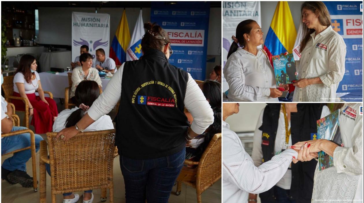 Diligencia de entrega de restos de una mujer que fue reclutada a los 14 años por las FARC. 