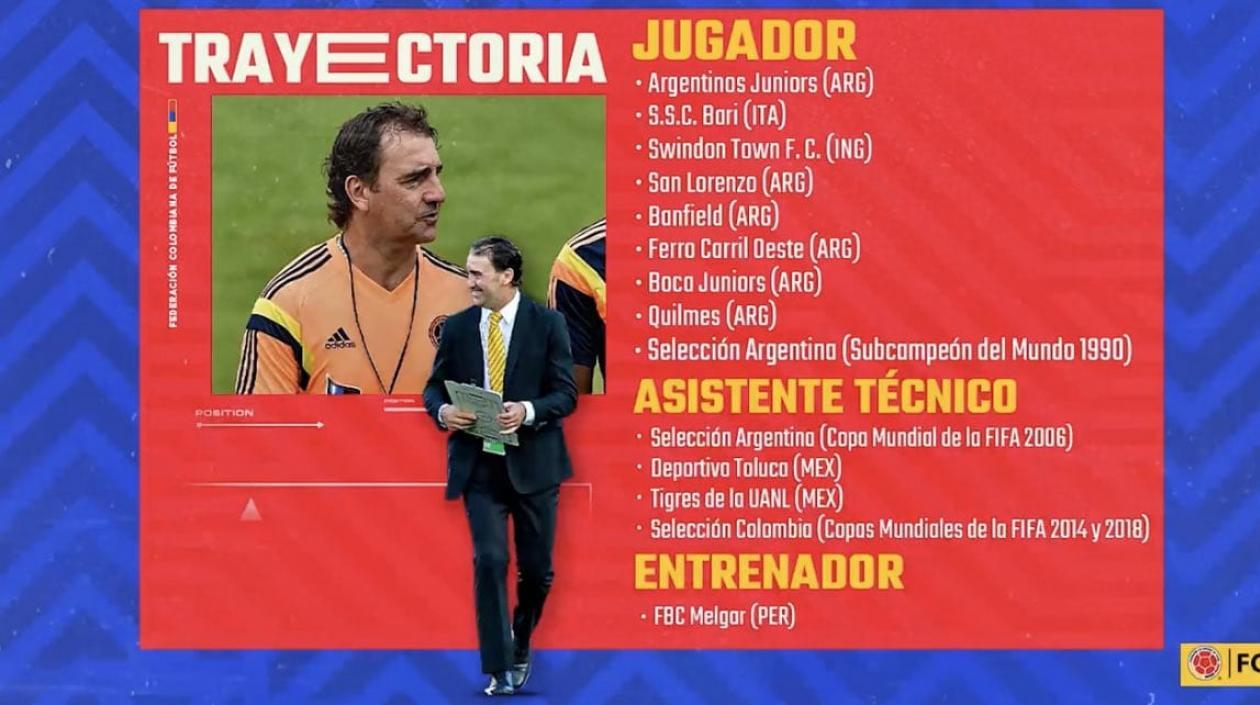 El argentino Néstor Lorenzo, nuevo técnico de la Selección Colombia