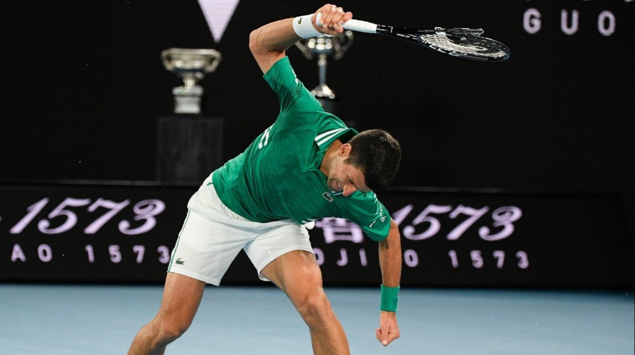 Novak Djokovic, tenista serbio. 