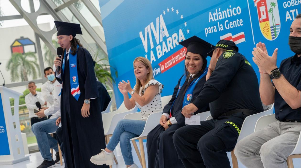 Ceremonia de graduación de la segunda promoción de ‘Viva la Barra’. 