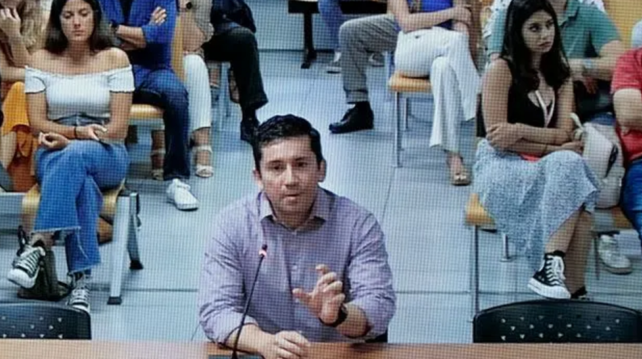 Jorge Ignacio Palma durante su declaración.