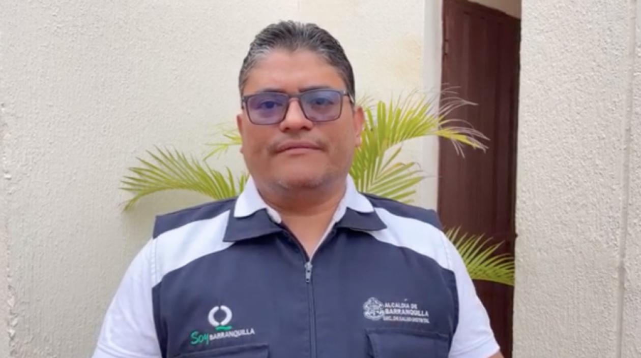 El secretario de Salud de Barranquilla, Humberto Mendoza