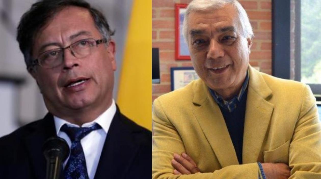 Gustavo Petro, Presidente de Colombia, y el ingeniero peruano César Ferrari