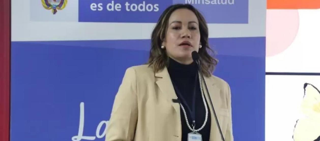 Ministra de Salud, Carolina Corcho.  