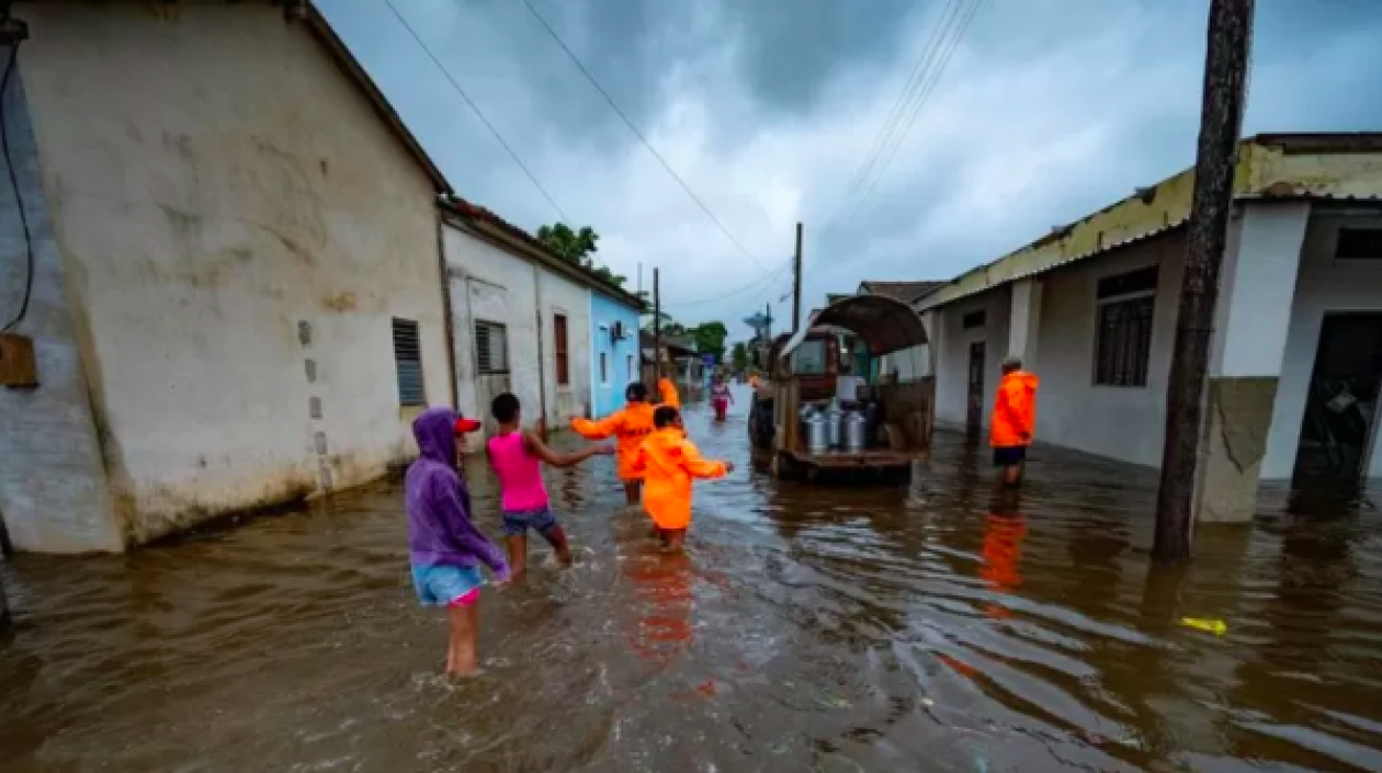 Inundaciones en Cuba.